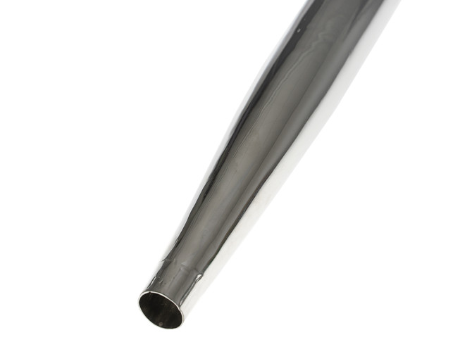 Uitlaat demper 28mm sigaar resonantie chroom 730mm Swiing met fluit eindstuk product